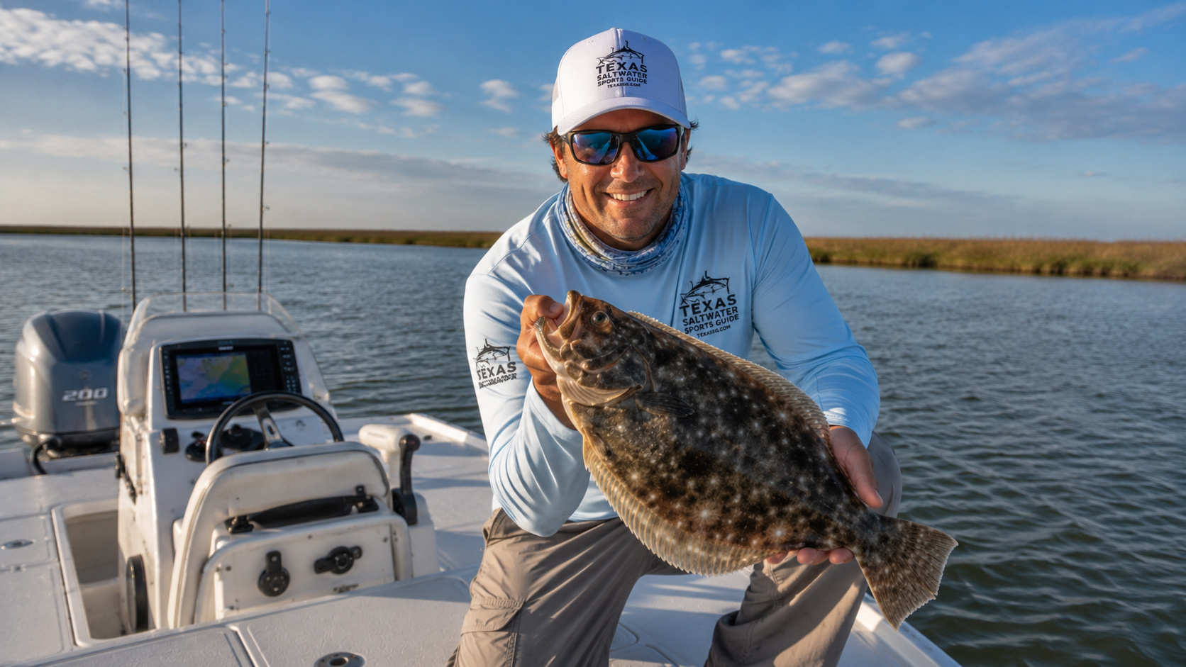 Espiritu Santo Bay Texas Flounder Fishing