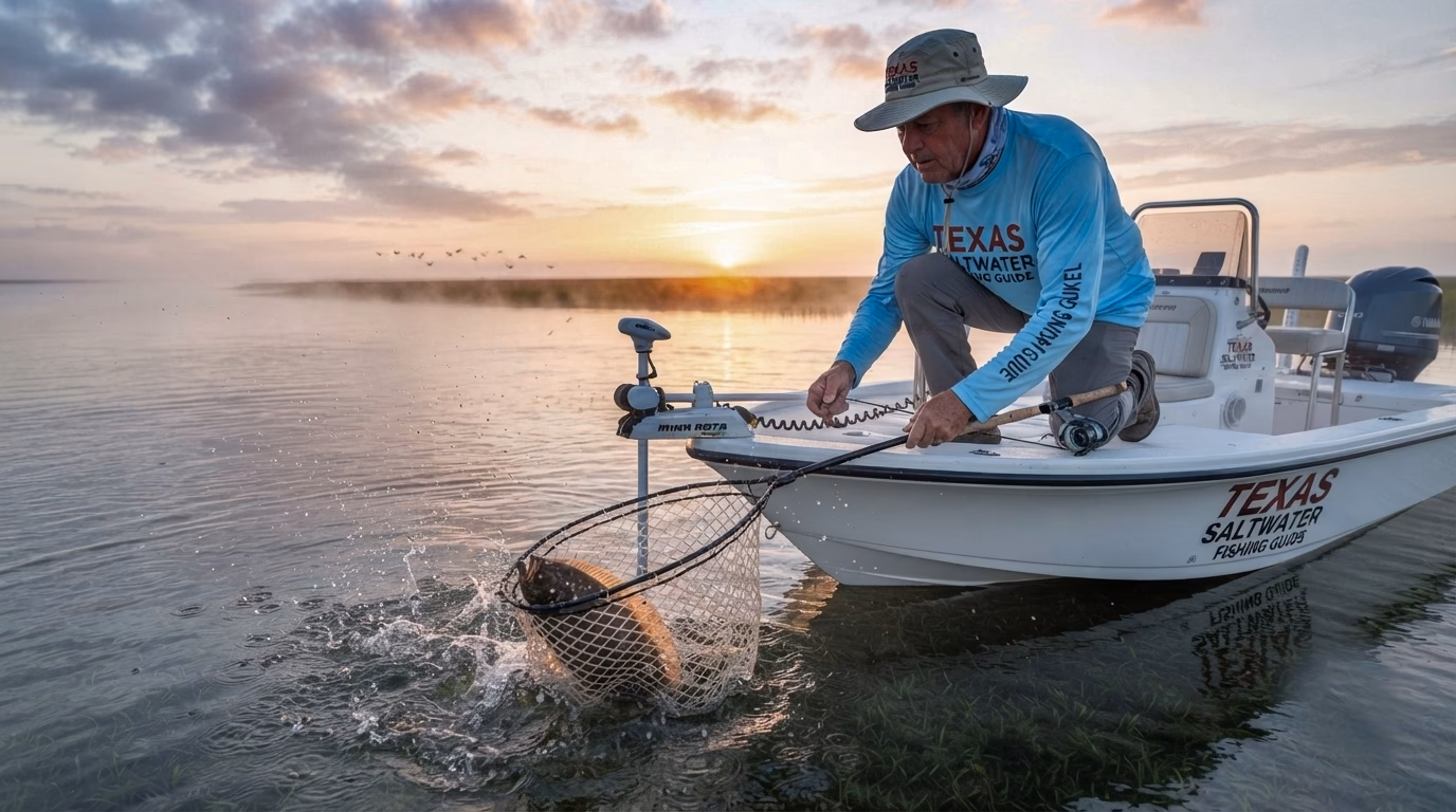 Texas Saltwater Fishing Guide, Fishing Reports, Classifieds and Fishing News 7 San Antonio Bay Flounder Fishing