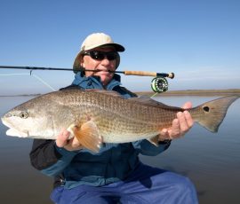 red-fish-with-fly-rod